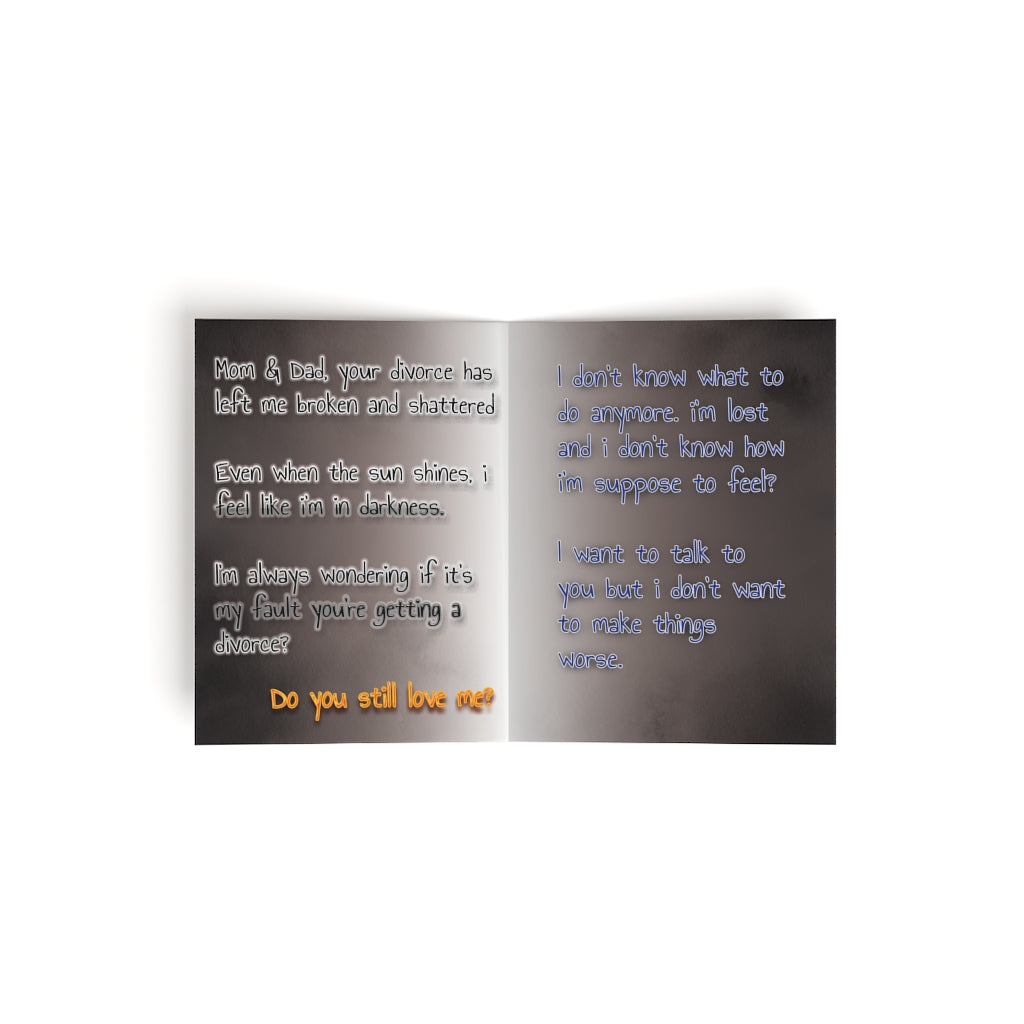 Your Divorce Shattered Me - Greeting cards (8, 16, and 24 pcs)