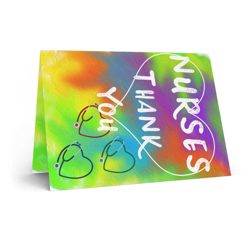 Nurses - Thank You (Folded Greeting Cards)