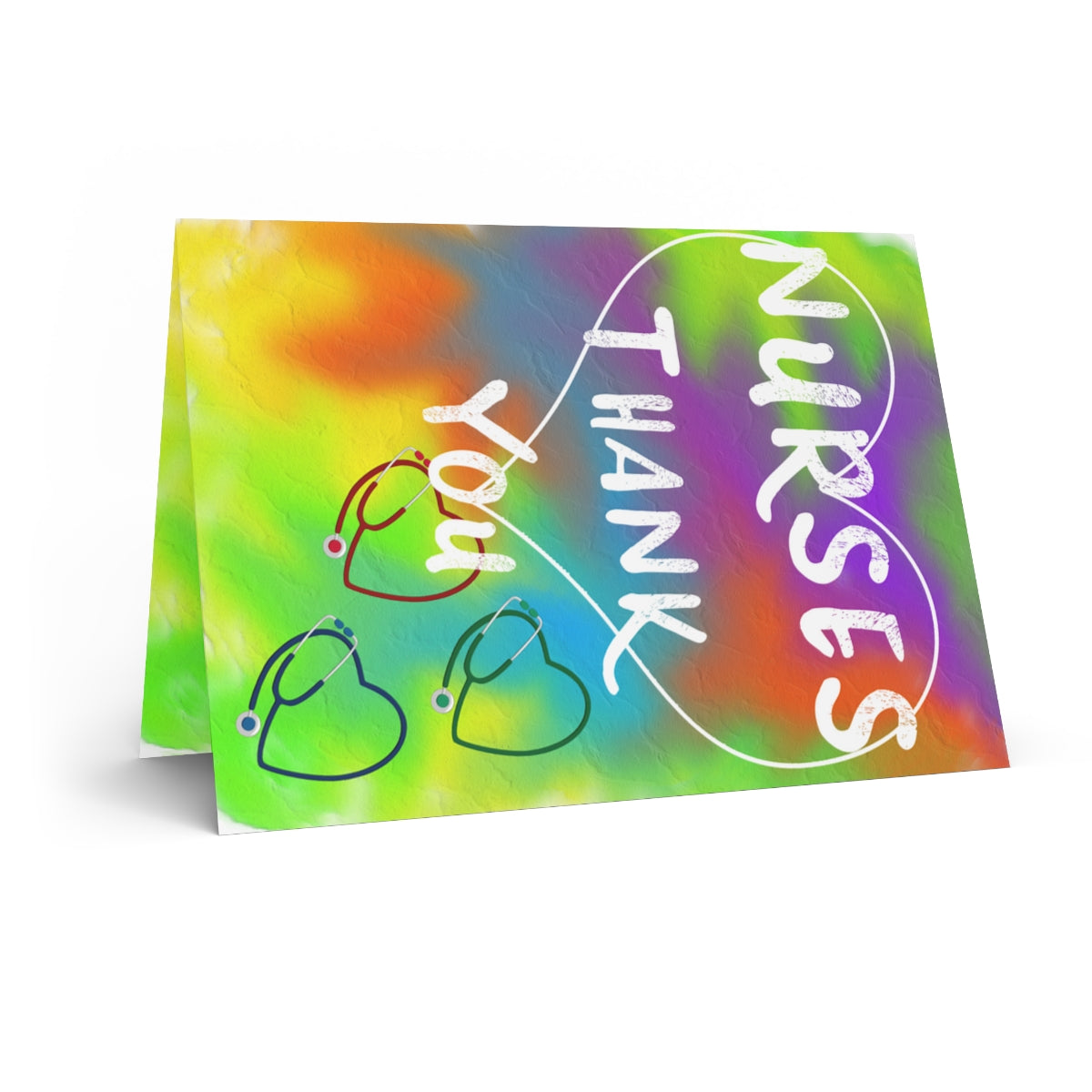 Nurses - Thank You (Folded Greeting Cards)