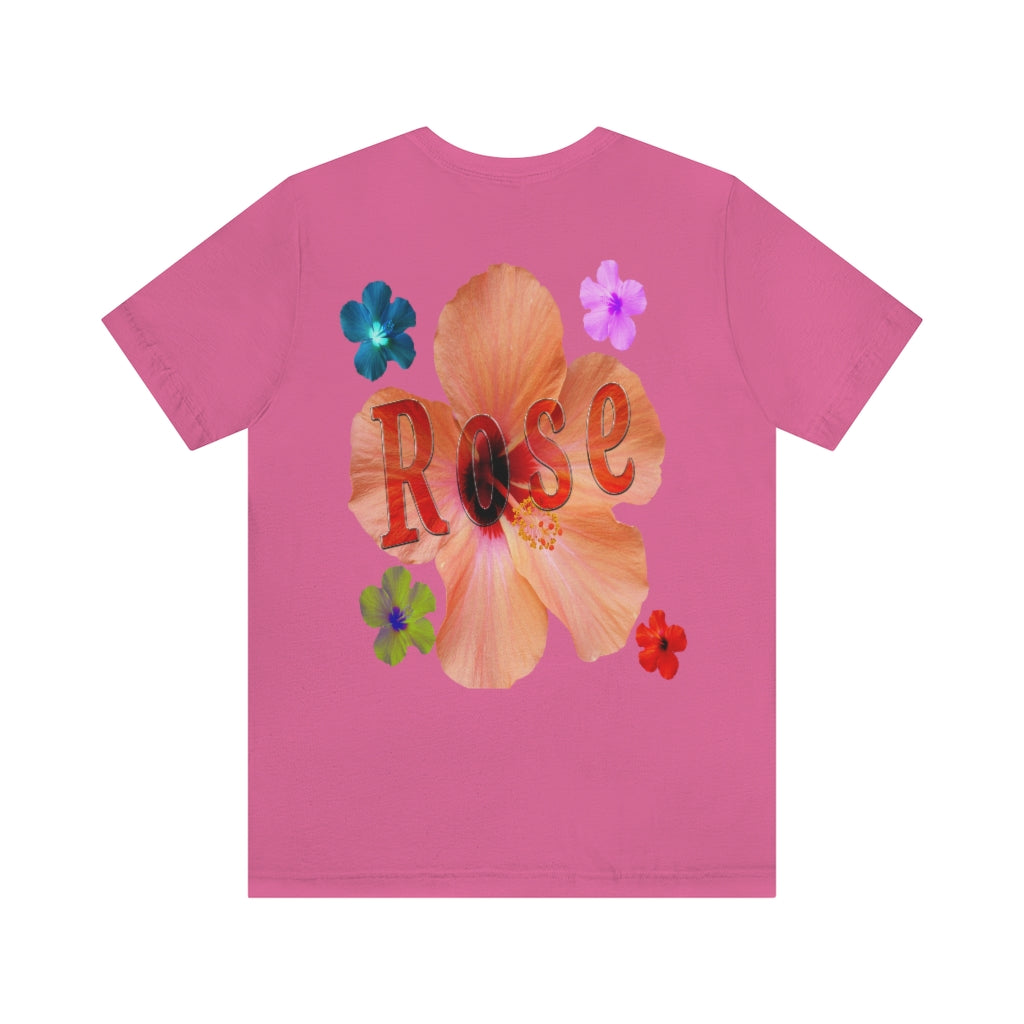 JESUS the Bread of Life & Rose - Unisex Jersey Short Sleeve Tee