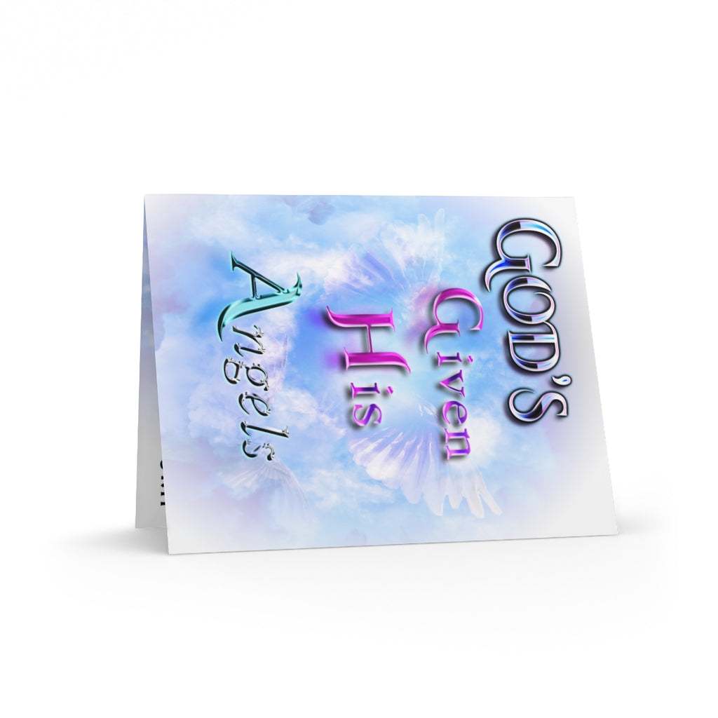 God's Give His Angle's - Greeting cards (8, 16, and 24 pcs)