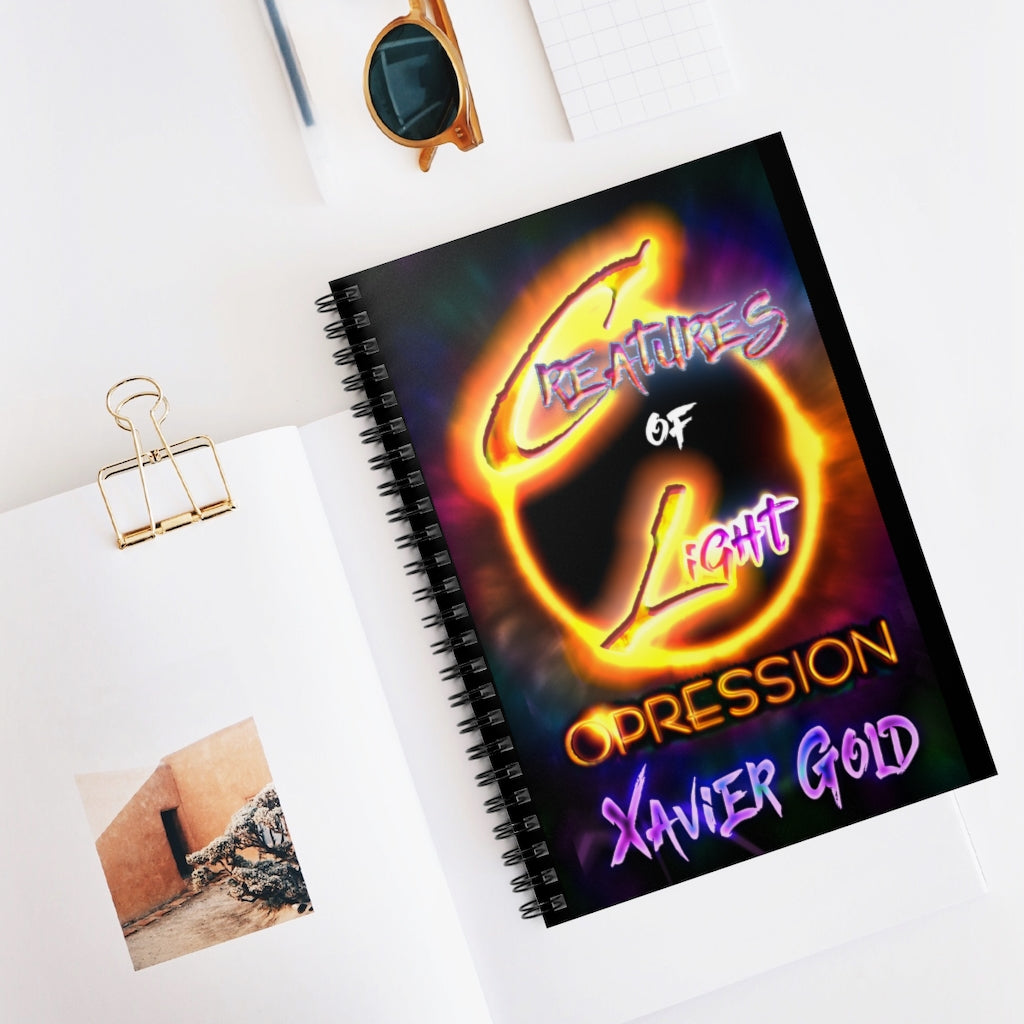 Creatures of Light Oppression Spiral Notebook - Ruled Line