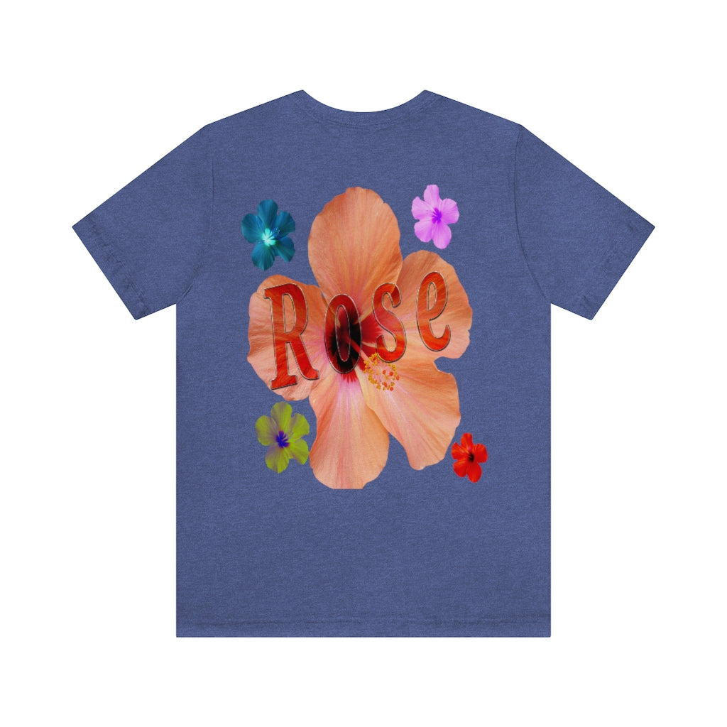 JESUS the Bread of Life & Rose - Unisex Jersey Short Sleeve Tee