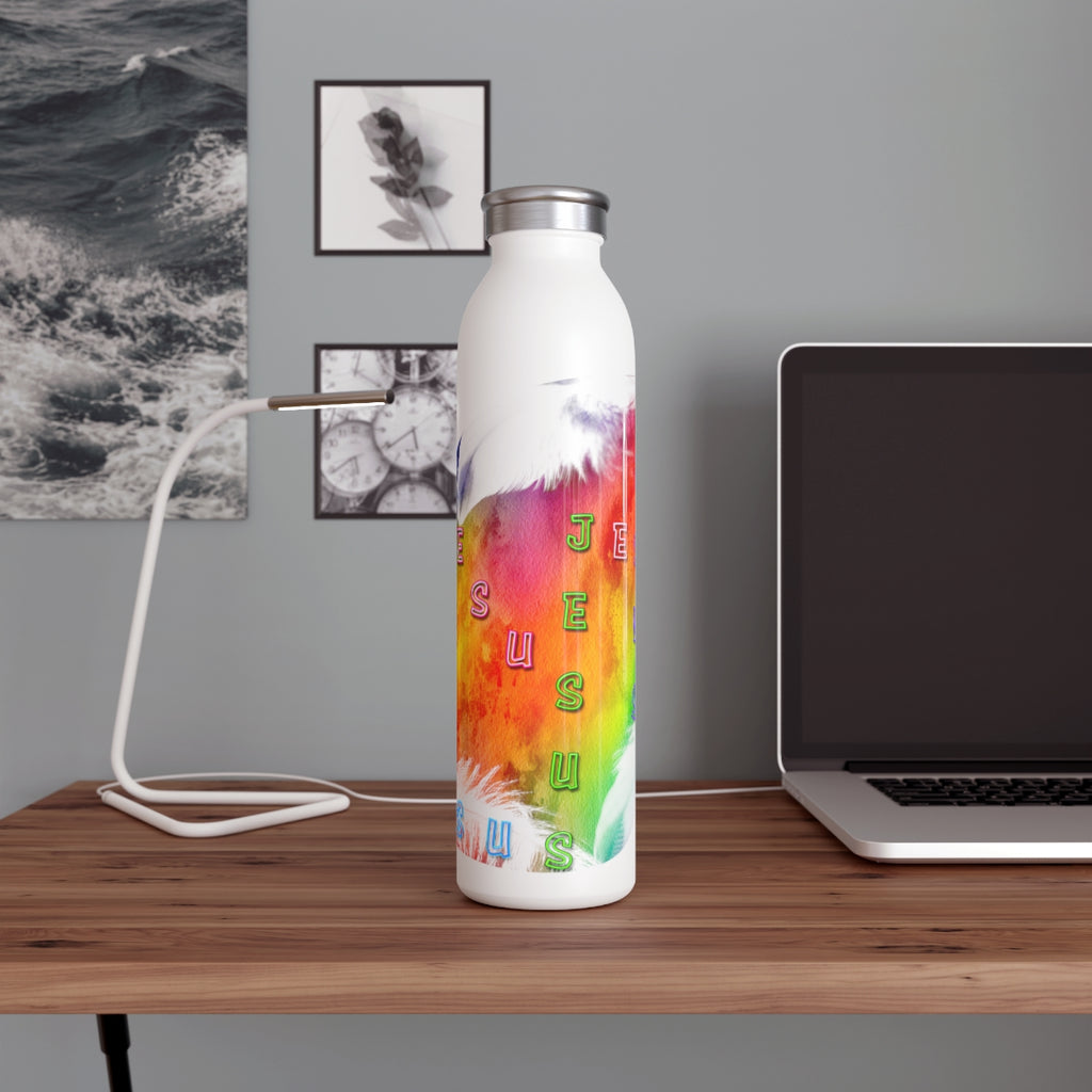 JESUS JESUS FEATHER (Slim Water Bottle)