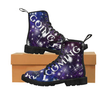 Load image into Gallery viewer, I AM BLESSED - COMING &amp; GOING (Women&#39;s Canvas Boots)
