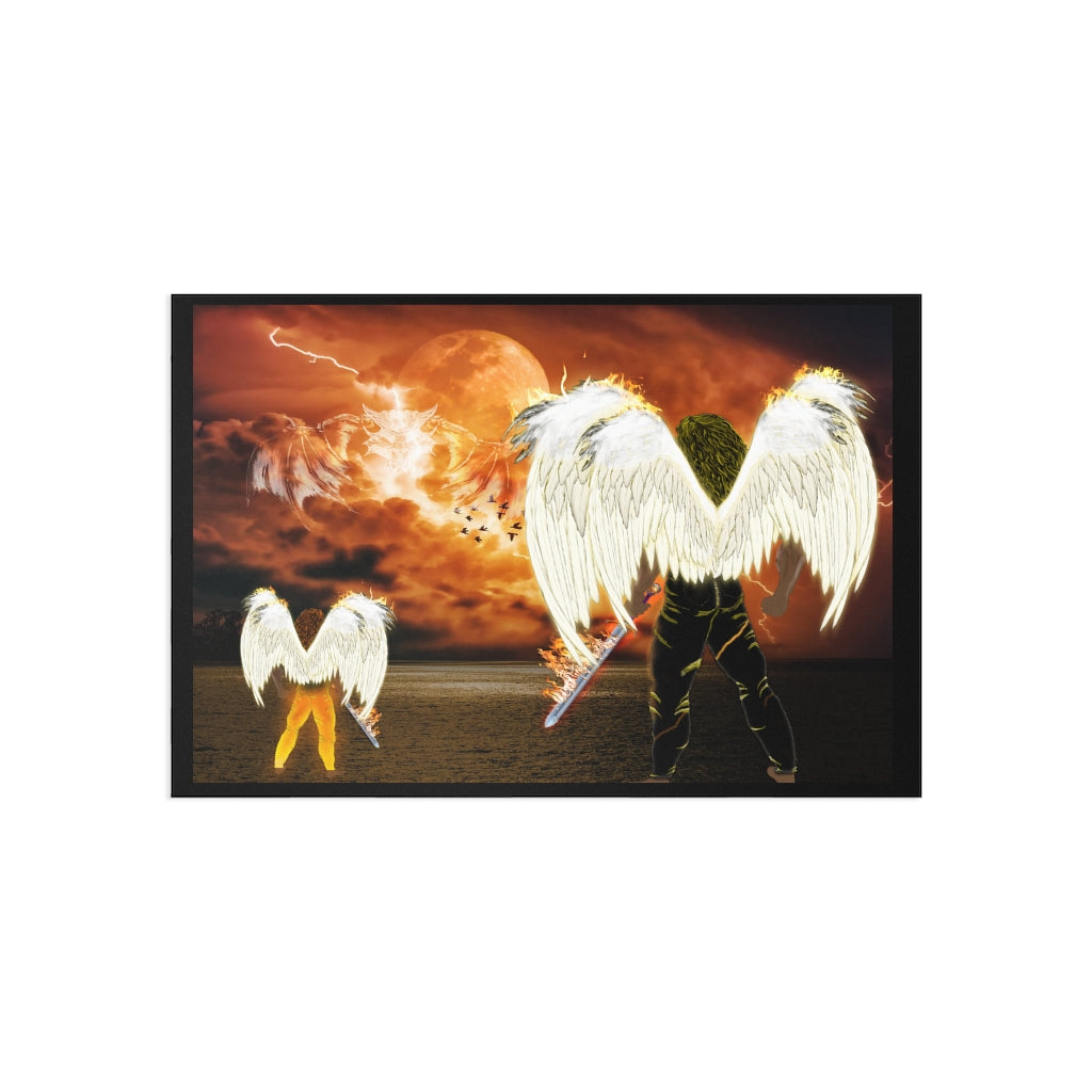 Warrior Angels in the Storm (Fine Art Postcards)