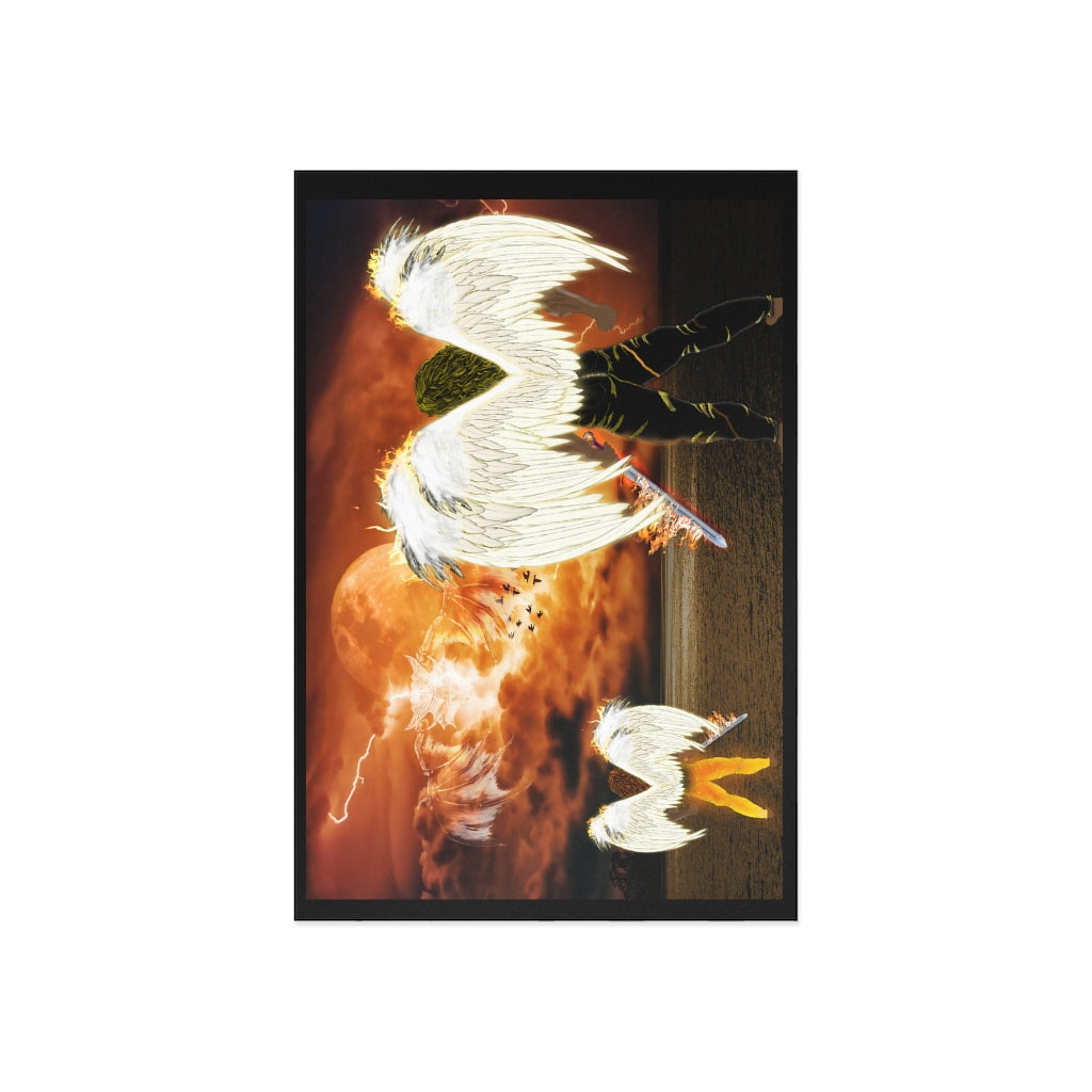 Warrior Angels in the Storm (Fine Art Postcards)