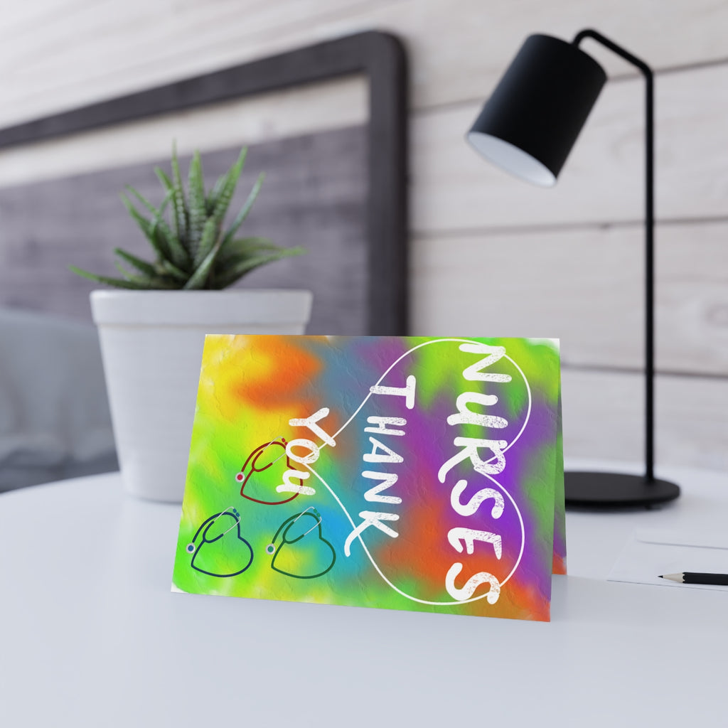 Nurses - Thank You (Folded Greeting Cards)