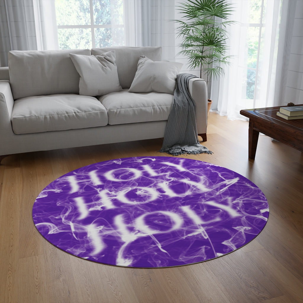 Holy - Holy - Holy (Round Rug)