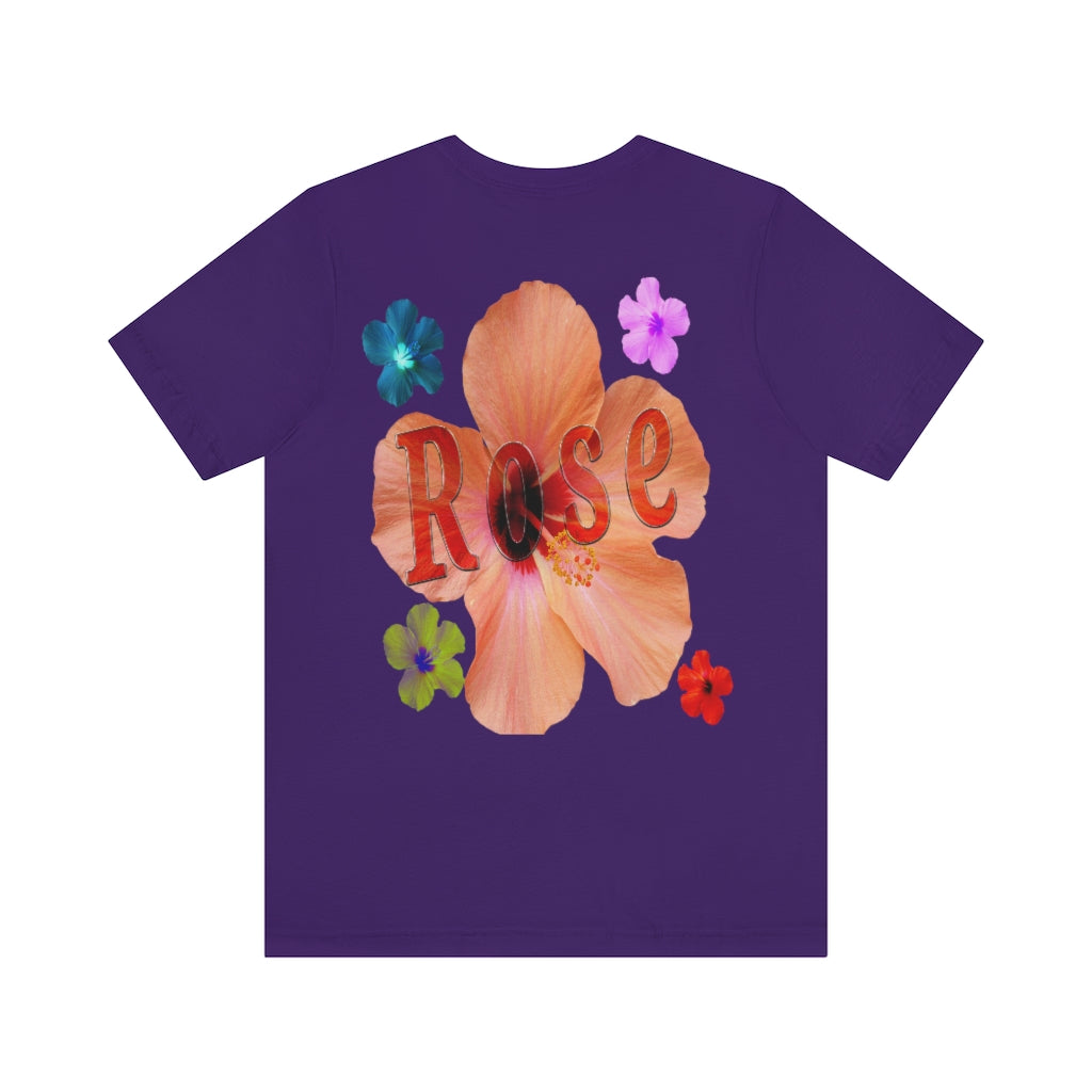 JESUS the Bread of Life & Rose - Unisex Jersey Short Sleeve Tee