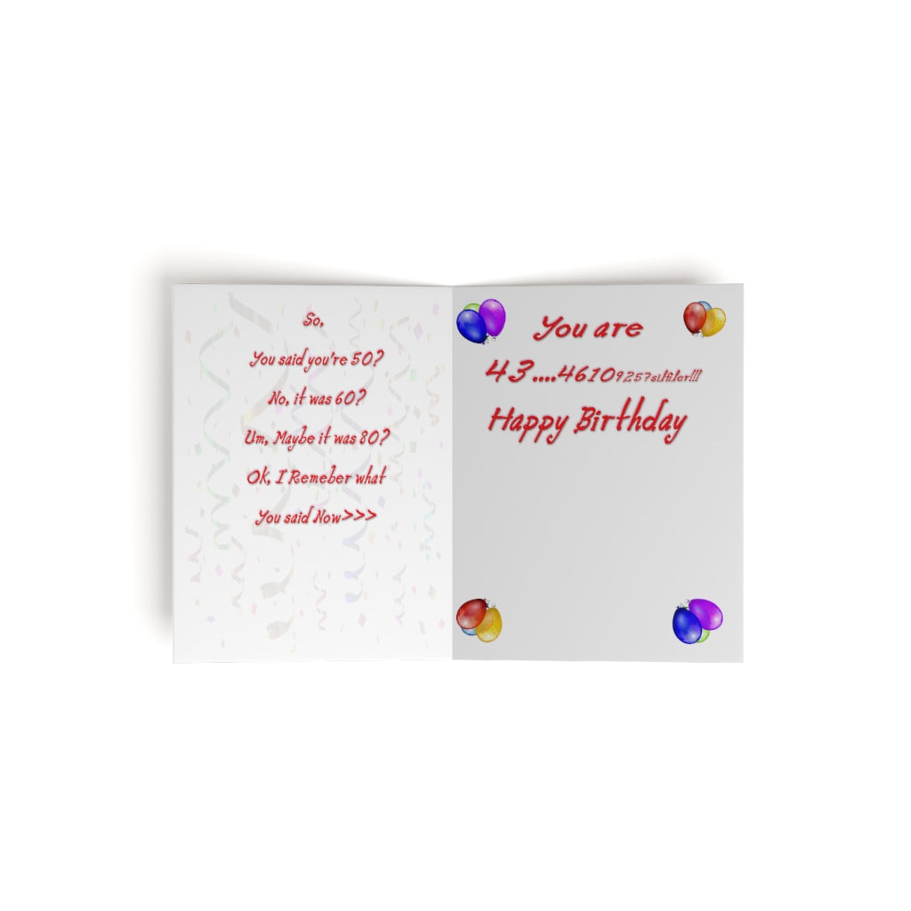 Happy Birthday To You Anyone - Greeting cards (8, 16, and 24 pcs)