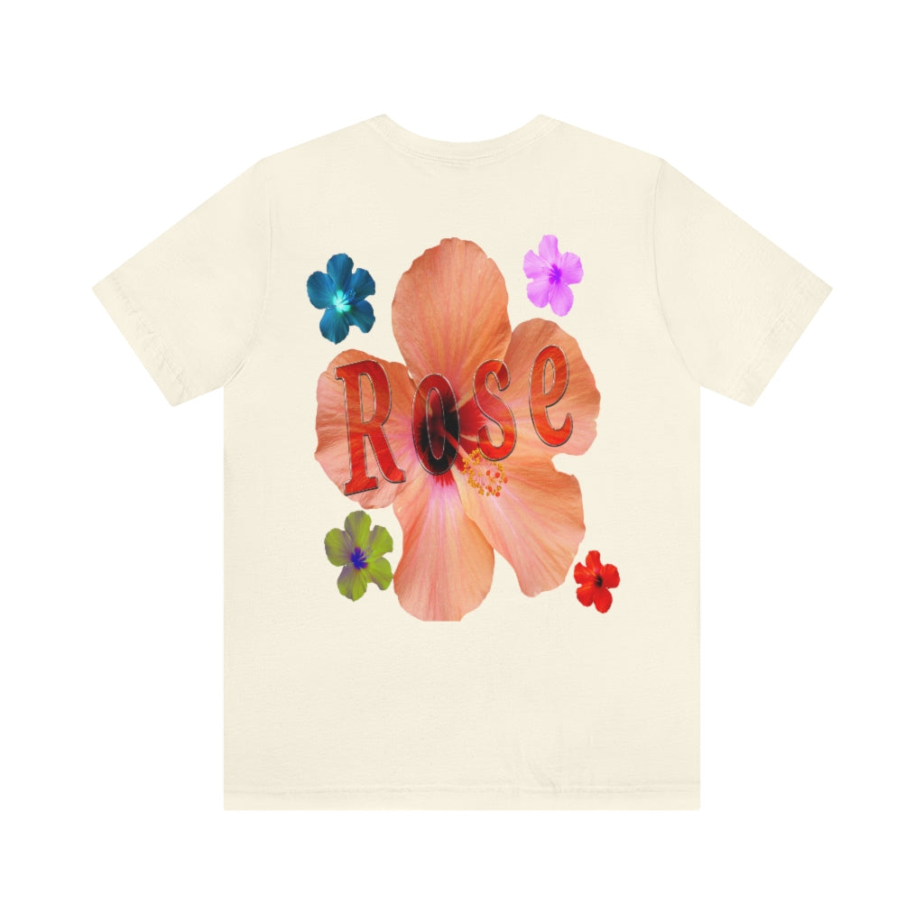 JESUS the Bread of Life & Rose - Unisex Jersey Short Sleeve Tee