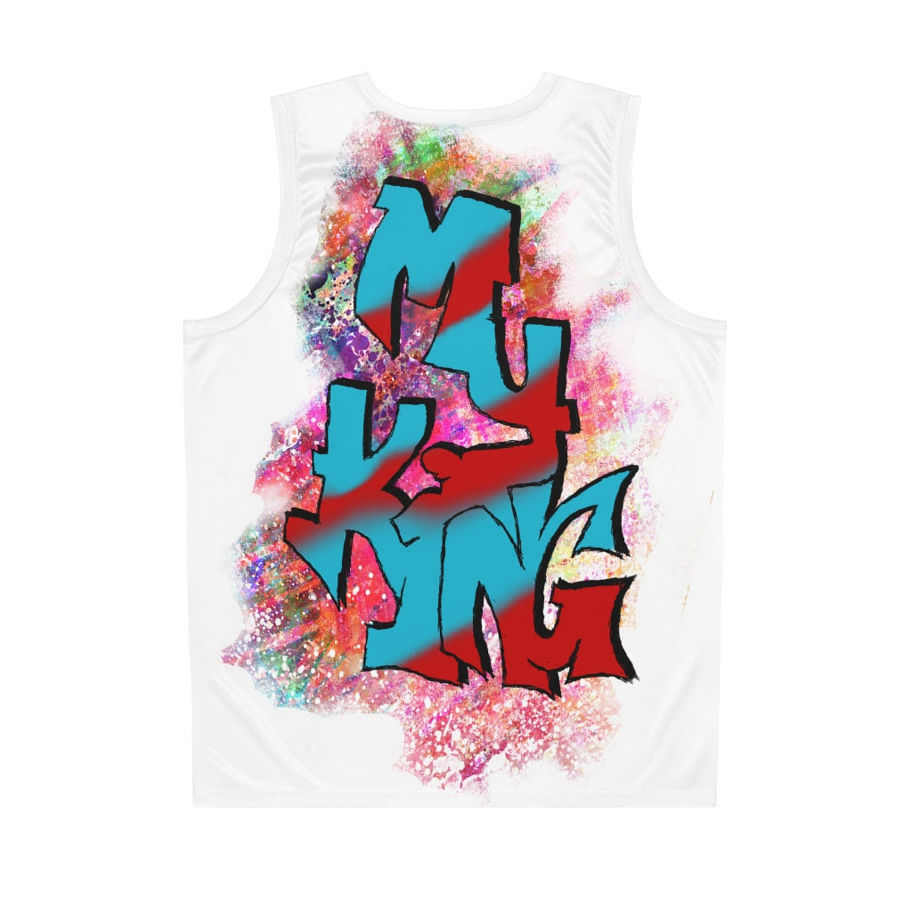 Jesus My King - White (Basketball Jersey)