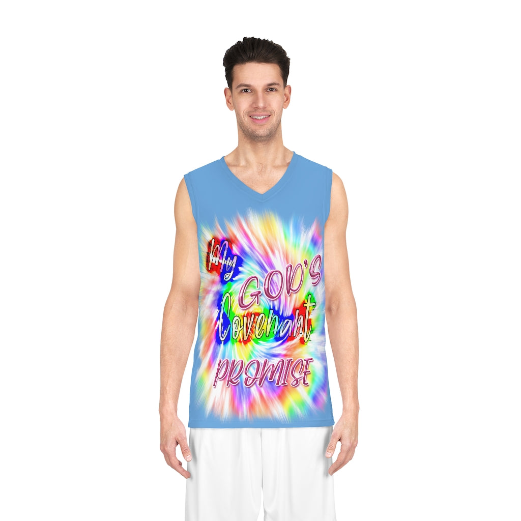 My God's Covenant Promise Gen 19;13 - Basketball Jersey