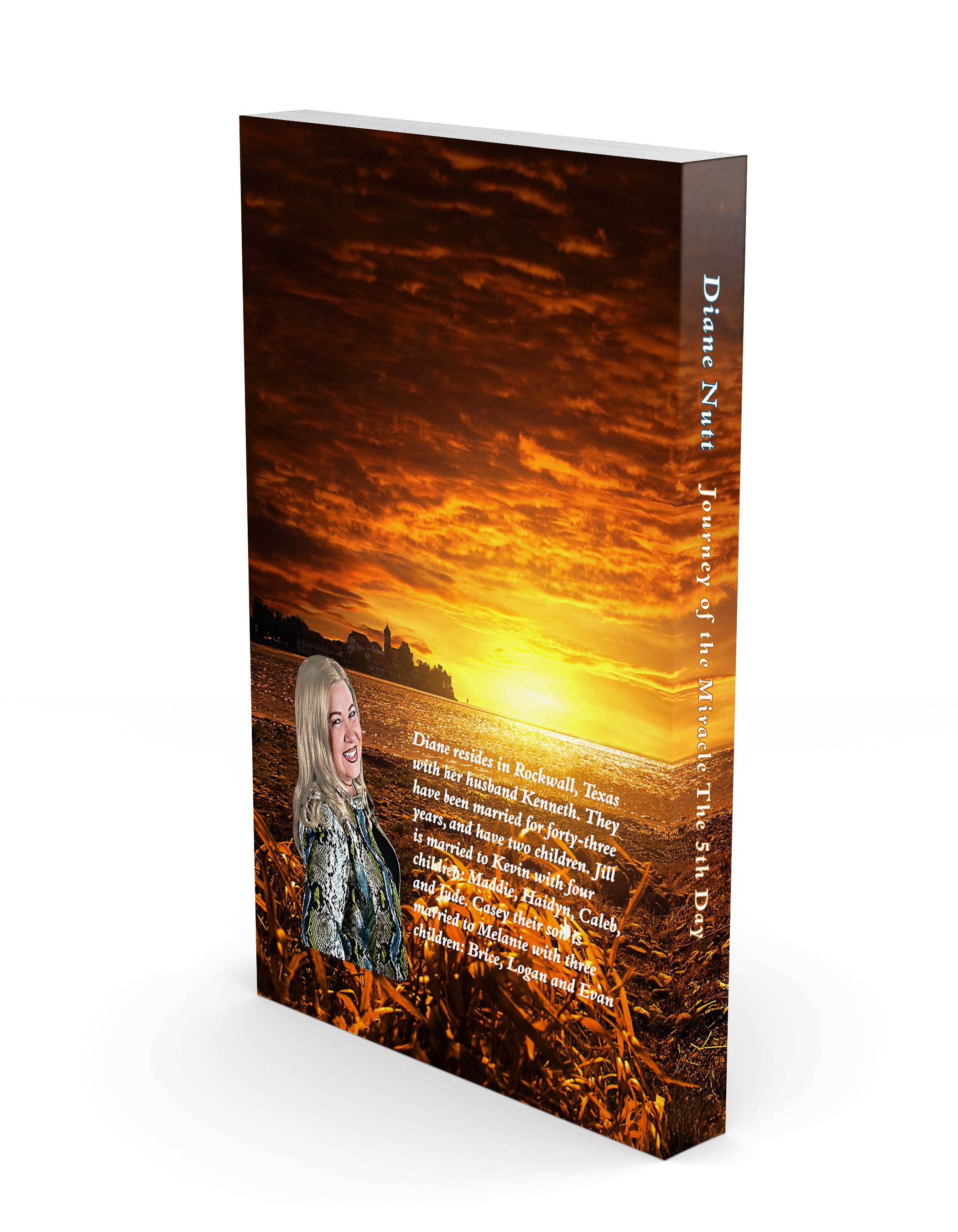 Book Cover Design (Journey of the Miracle The 5th Day - Book Contents Not For Sale) (Contact doveminrc@gmail.com for written book)