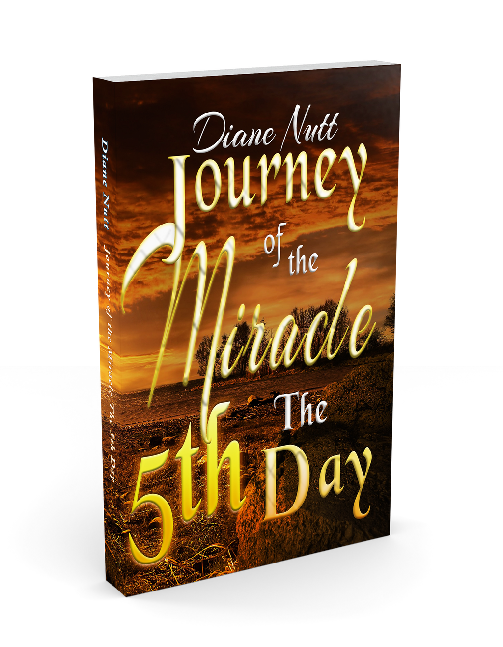 Book Cover Design (Journey of the Miracle The 5th Day - Book Contents Not For Sale) (Contact doveminrc@gmail.com for written book)