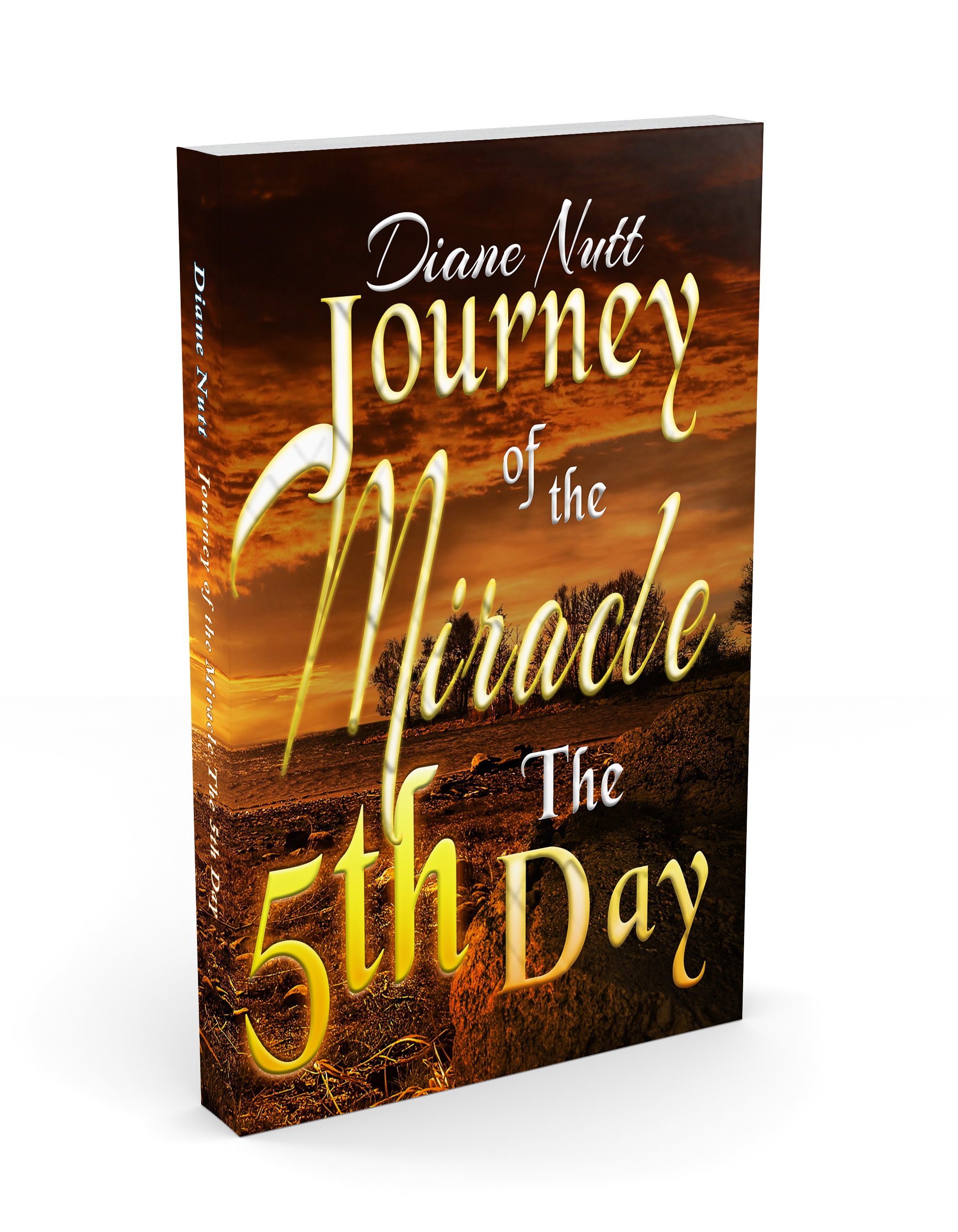 Book Cover Design (Journey of the Miracle The 5th Day - Book Contents Not For Sale) (Contact doveminrc@gmail.com for written book)