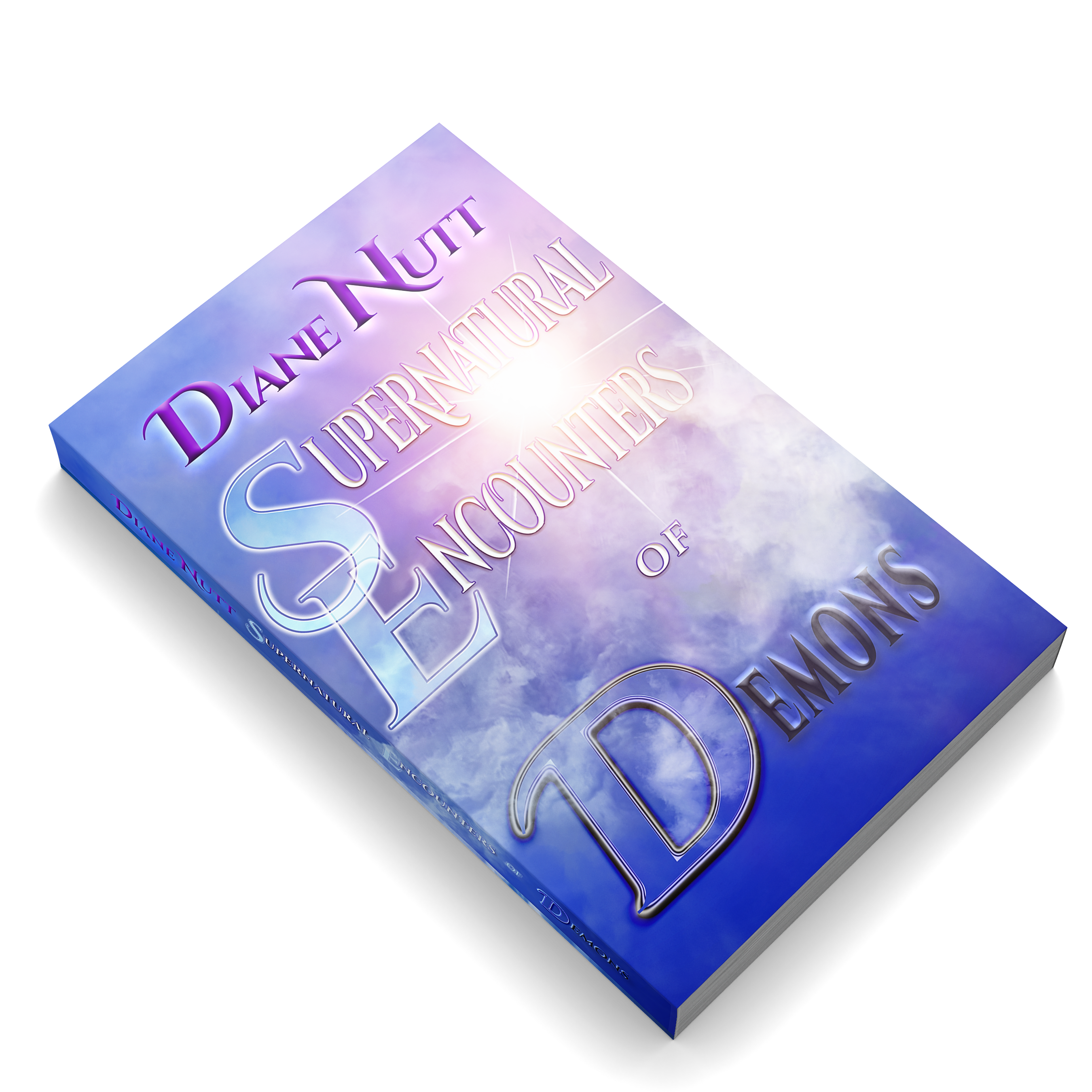 Book Cover Design - (Supernatural Encounters of Demons: Book Contents Not For Sale) (Contact doveminrc@gmail.com for written book)