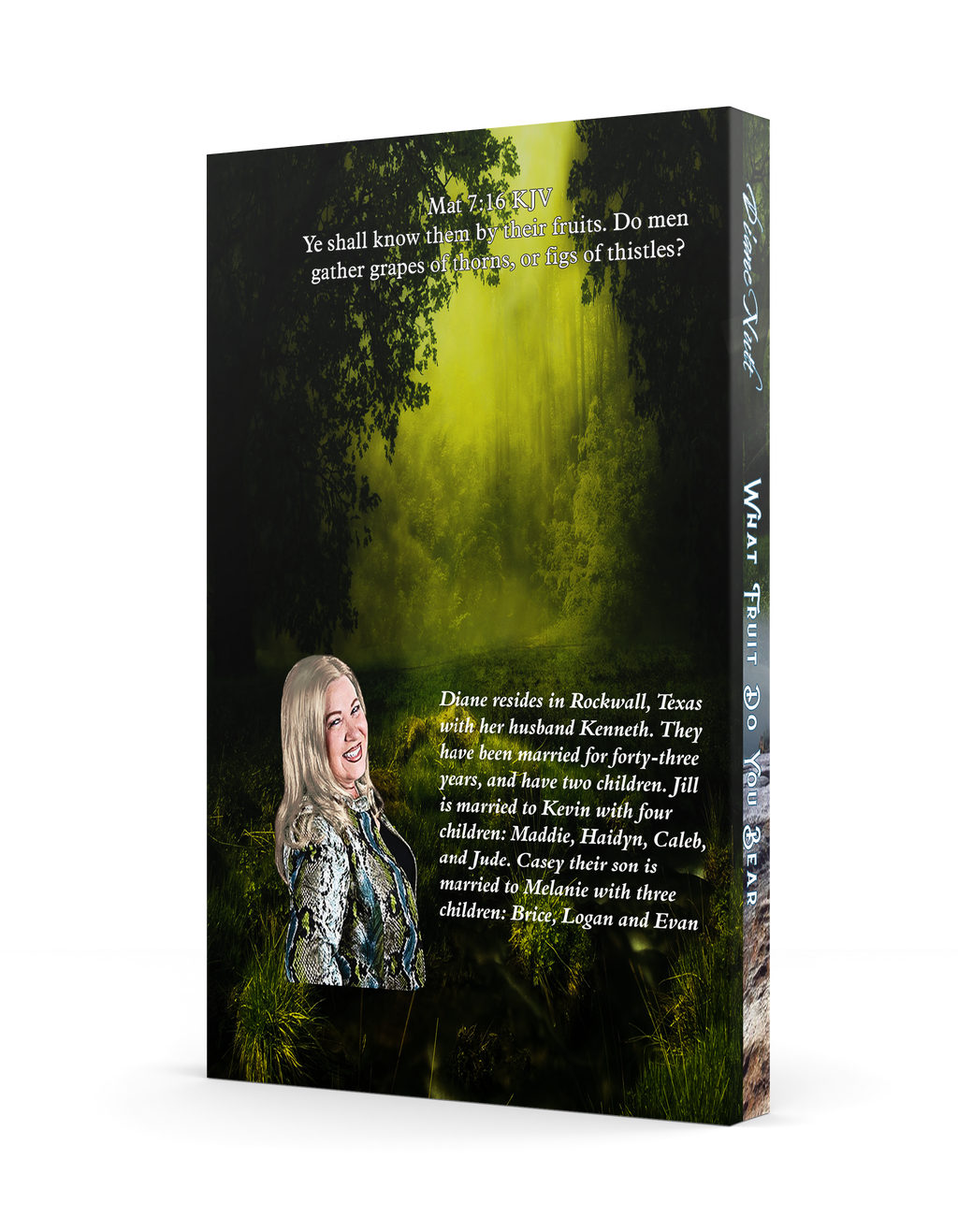 Book Cover Design (What Fruit Do You Bear- Book Contents Not For Sale) (Contact doveminrc@gmail.com for written book)