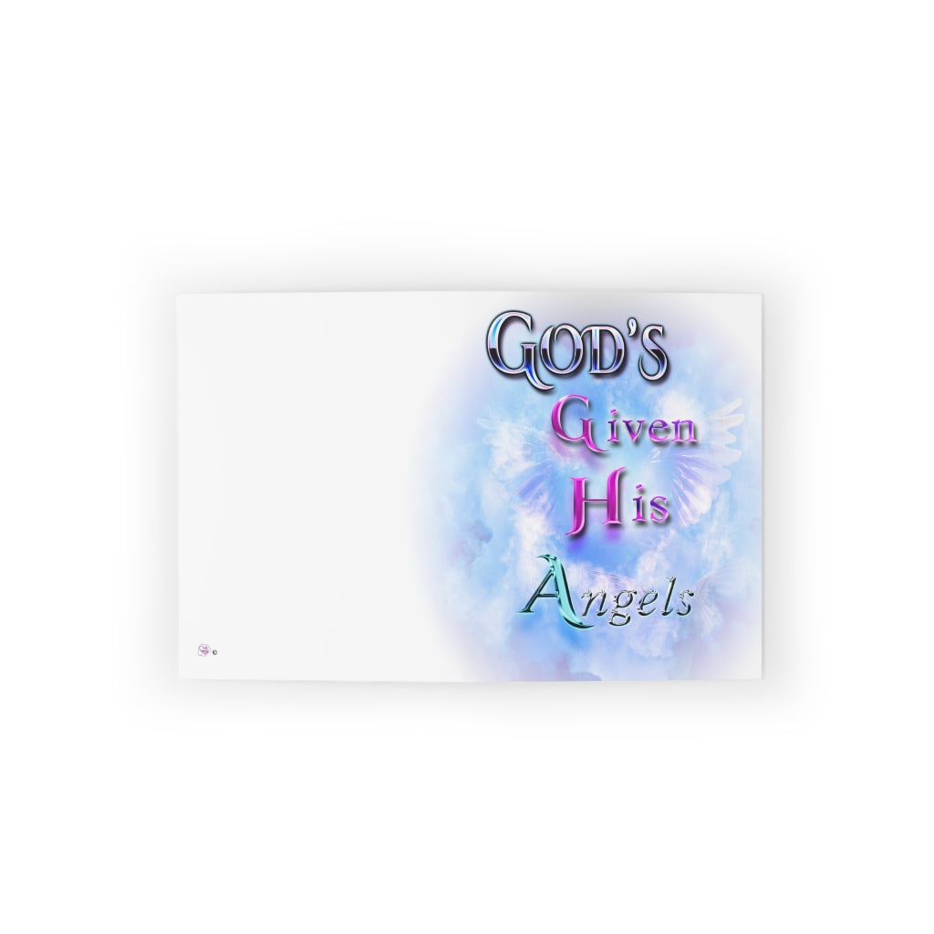 God's Give His Angle's - Greeting cards (8, 16, and 24 pcs)