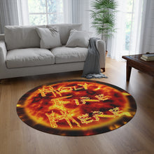 Load image into Gallery viewer, Holy Fire Here (Round Rug)
