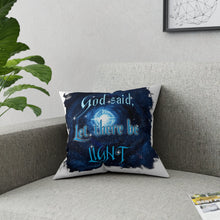 Load image into Gallery viewer, Big God Said Let There Be Light - Bang Light (Broadcloth Pillow)
