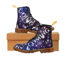 Load image into Gallery viewer, I AM BLESSED - COMING &amp; GOING (Women&#39;s Canvas Boots)
