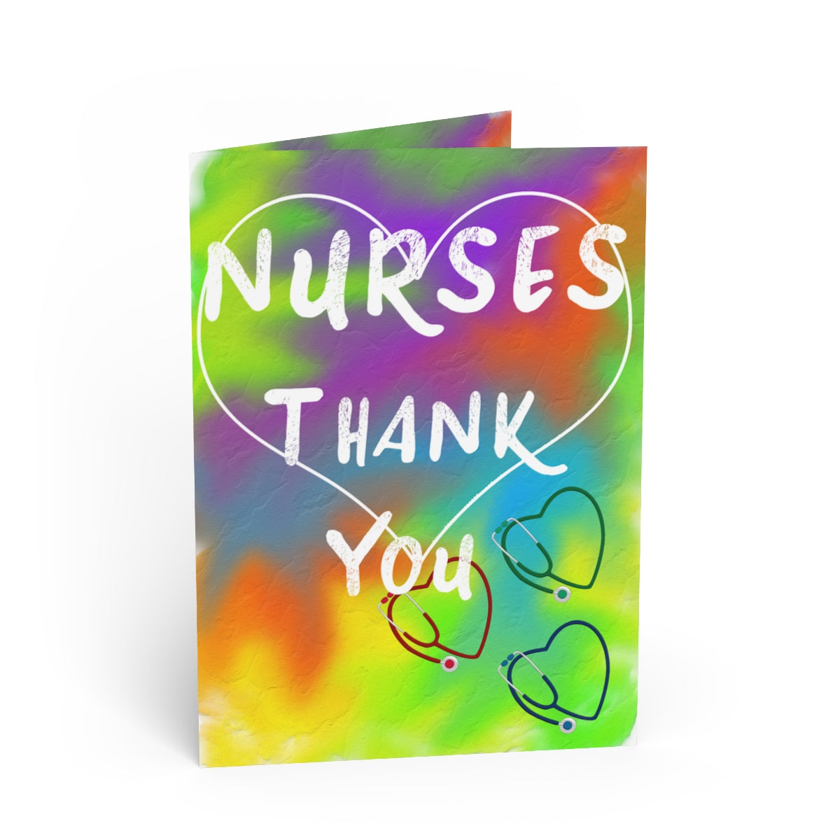 Nurses - Thank You (Folded Greeting Cards)