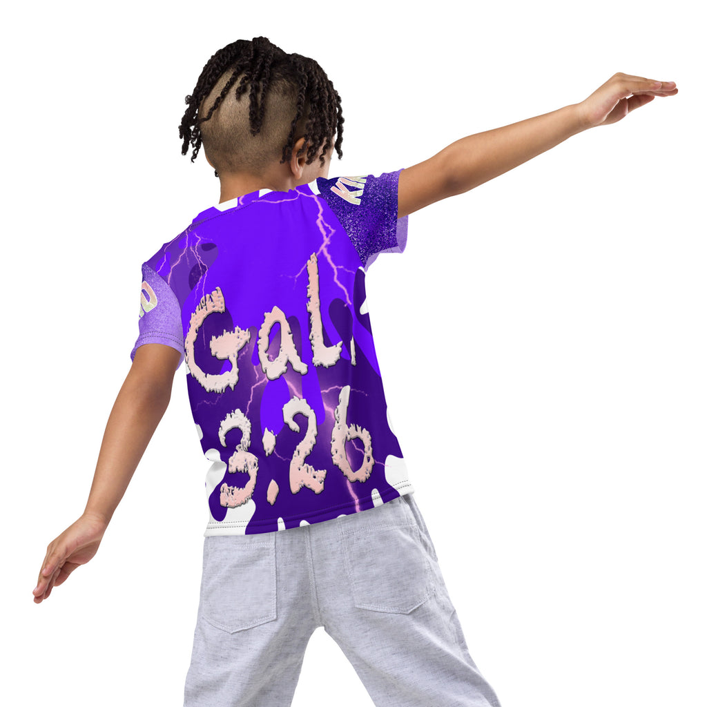 King's Kid AOP - (Kids crew neck t-shirt