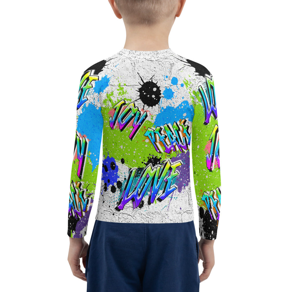 GOD is Love - Joy - Peace - Kids Rash Guard