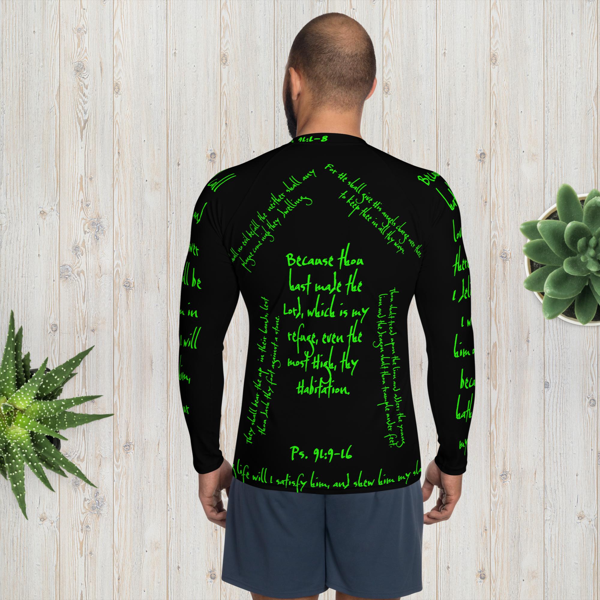 Ps. 91: 1-16 - Men's Rash Guard