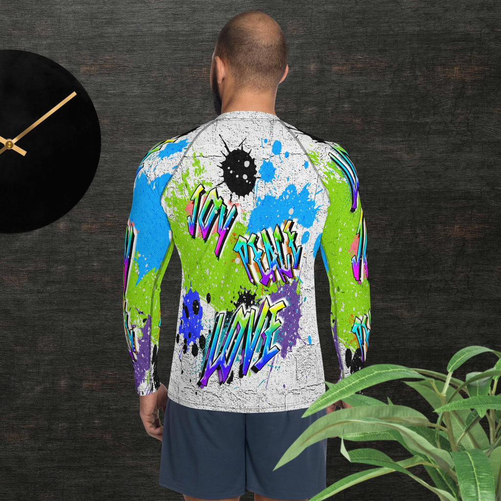 GOD is Love - Joy - Peace - Men's Rash Guard