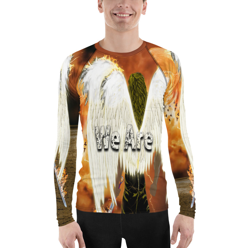 We Are Taking Dominion AOP -  (Men's Rash Guard)