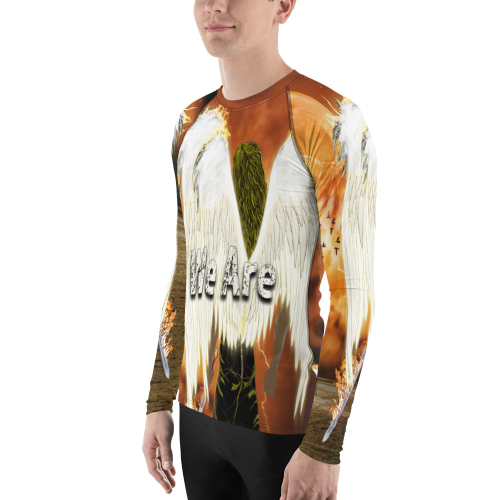 We Are Taking Dominion AOP -  (Men's Rash Guard)