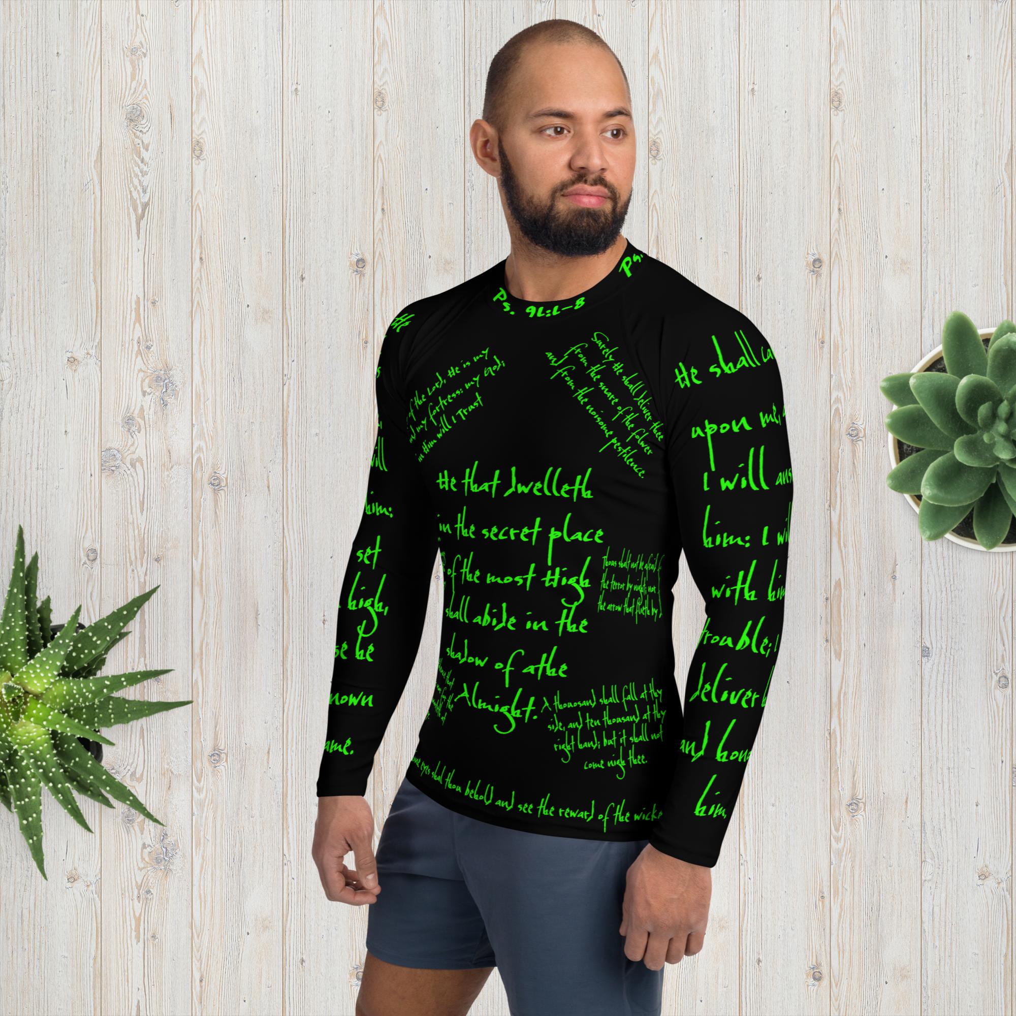 Ps. 91: 1-16 - Men's Rash Guard