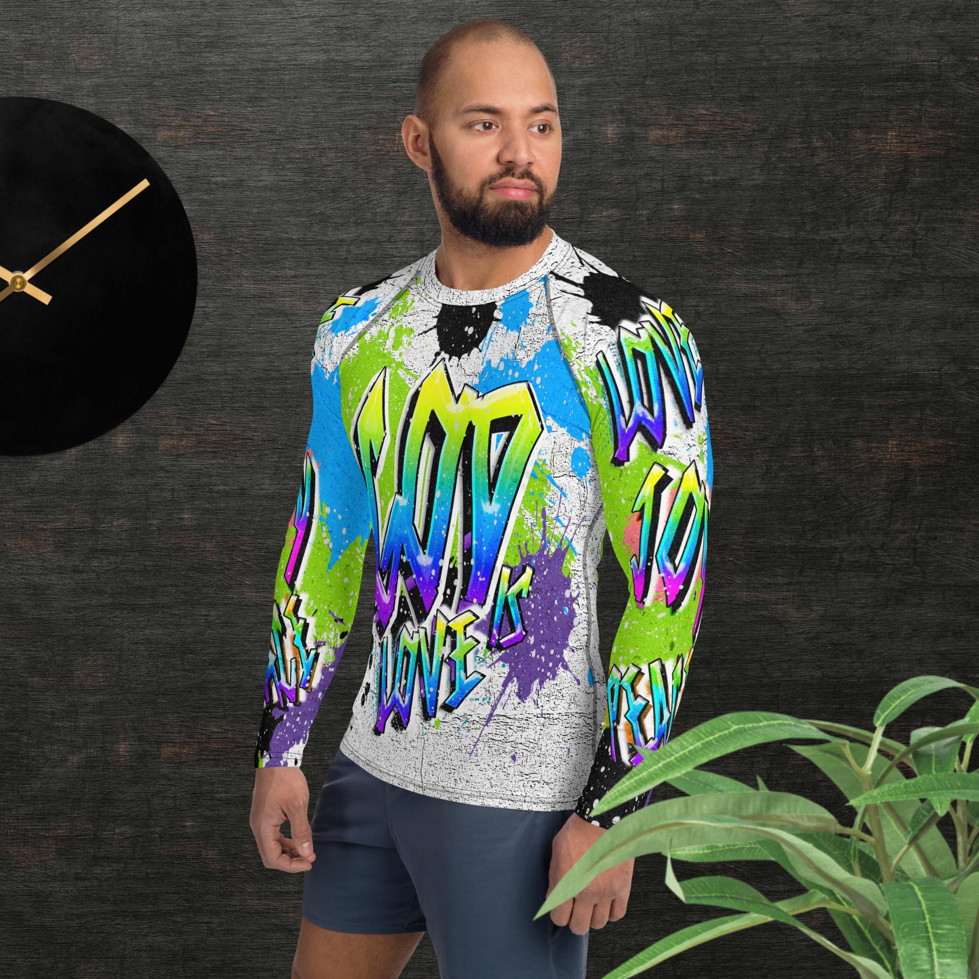 GOD is Love - Joy - Peace - Men's Rash Guard