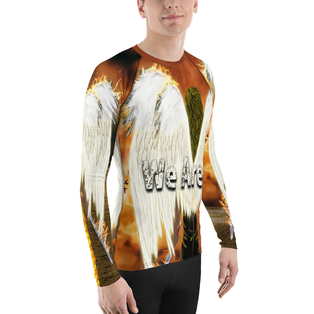 We Are Taking Dominion AOP -  (Men's Rash Guard)