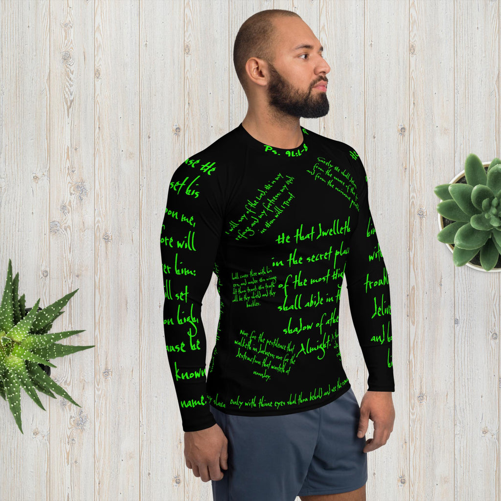 Ps. 91: 1-16 - Men's Rash Guard