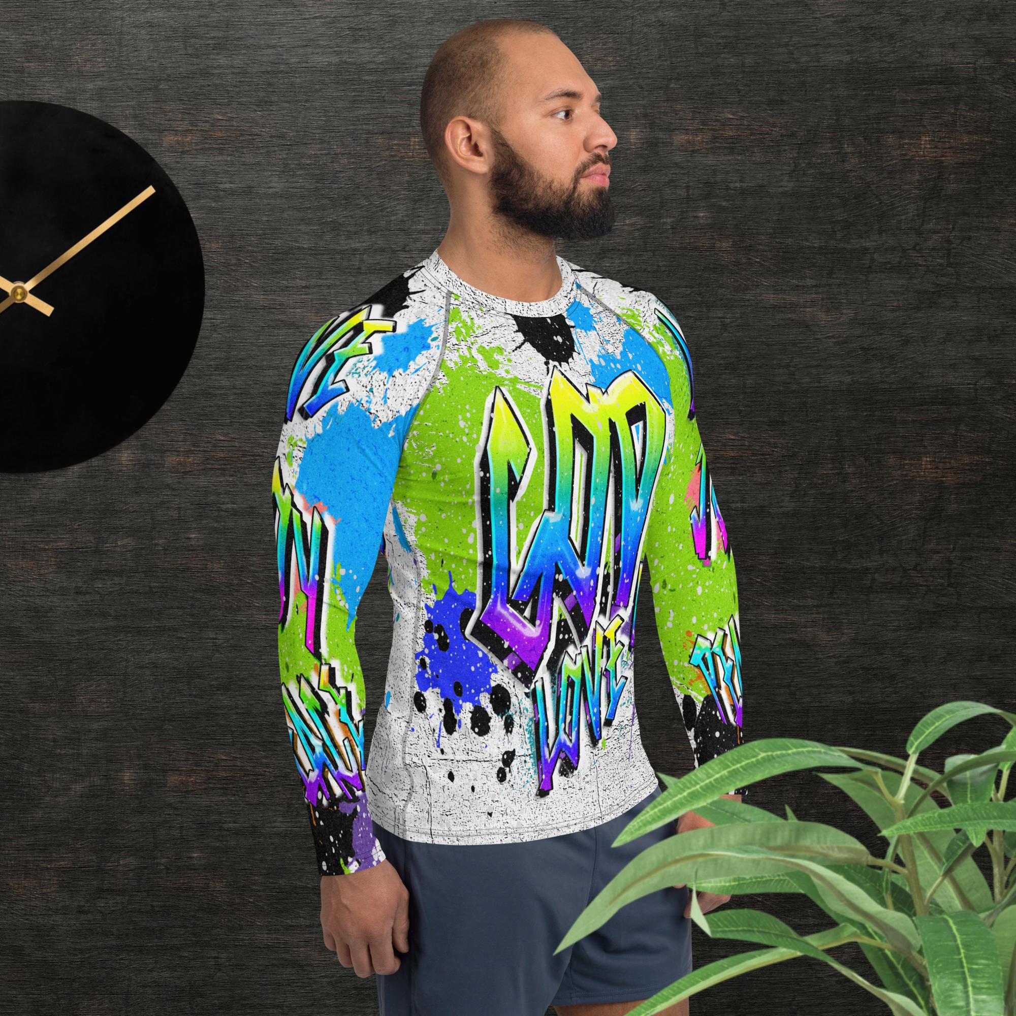 GOD is Love - Joy - Peace - Men's Rash Guard