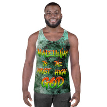 Load image into Gallery viewer, Hallelujah to the Most High God - Unisex Tank Top
