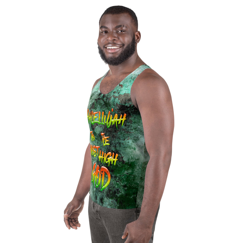 Hallelujah to the Most High God - Unisex Tank Top