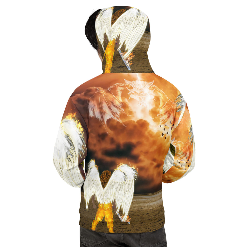 Warrior Angels. AOP - (Unisex Hoodie - Sizes Run Small)