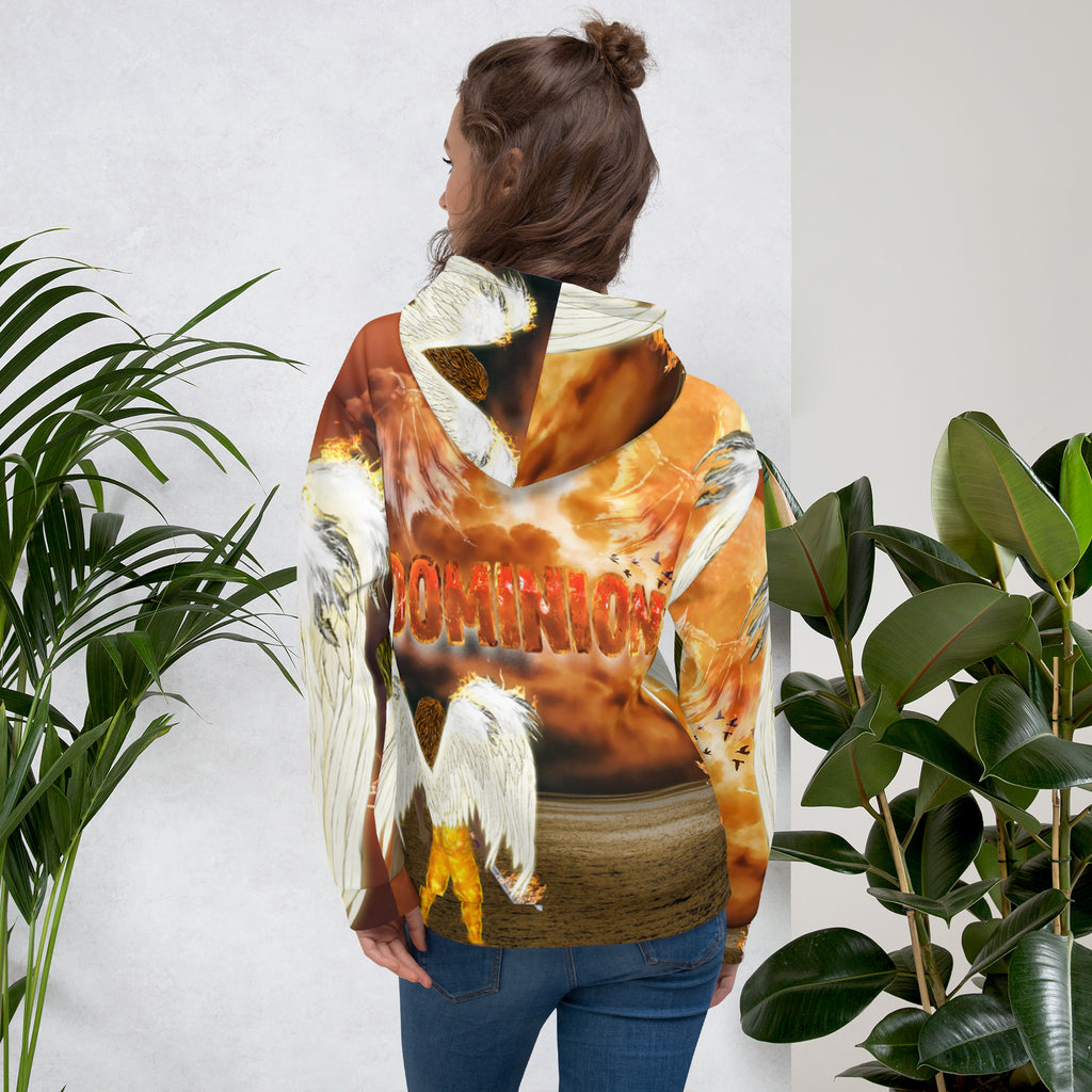 We're Taking Dominion Warrior Angels AOP - (Unisex Hoodie - Sizes Run Small)