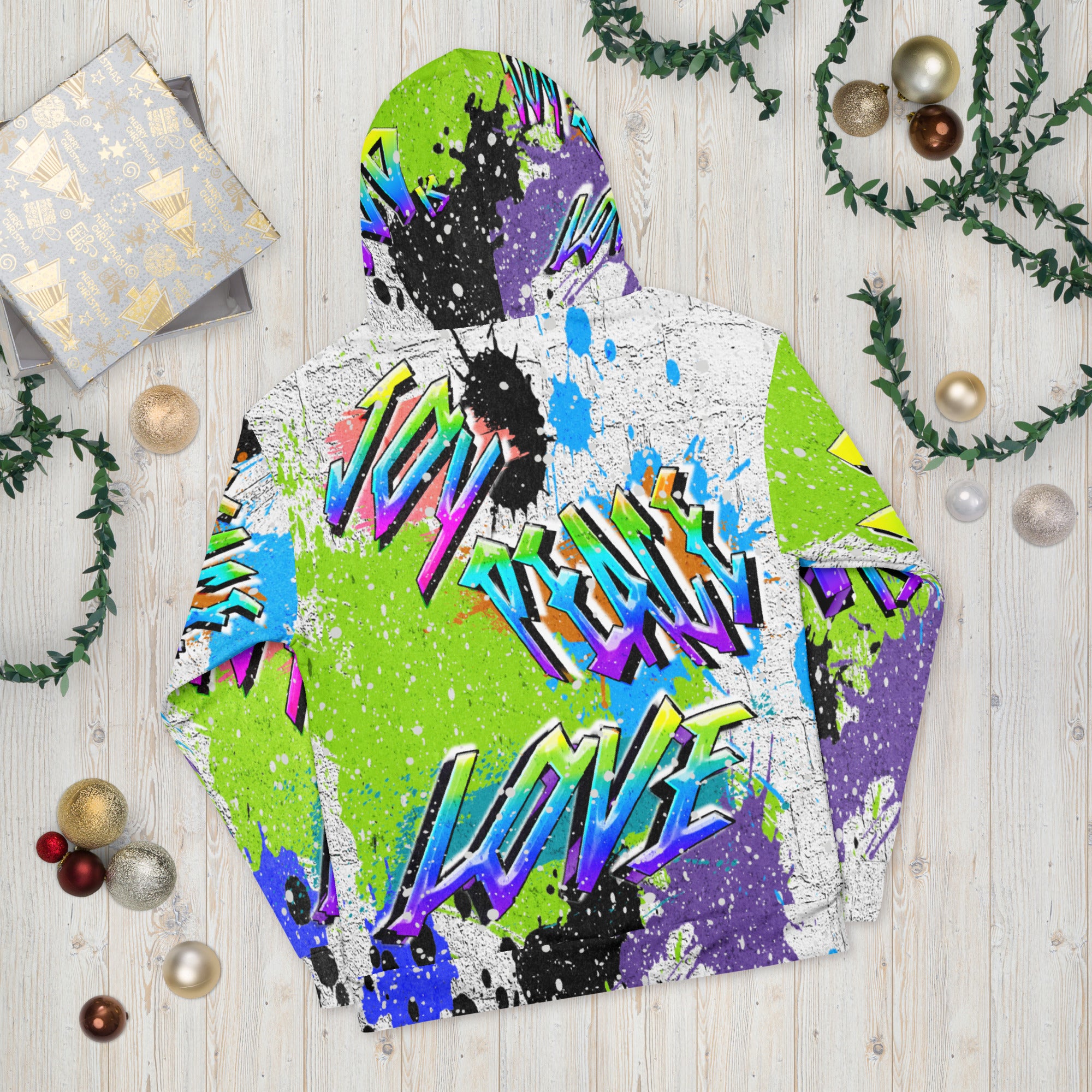 GOD IS LOVE - JOY - PEACE (Unisex Hoodie) (Sizes Run Small)