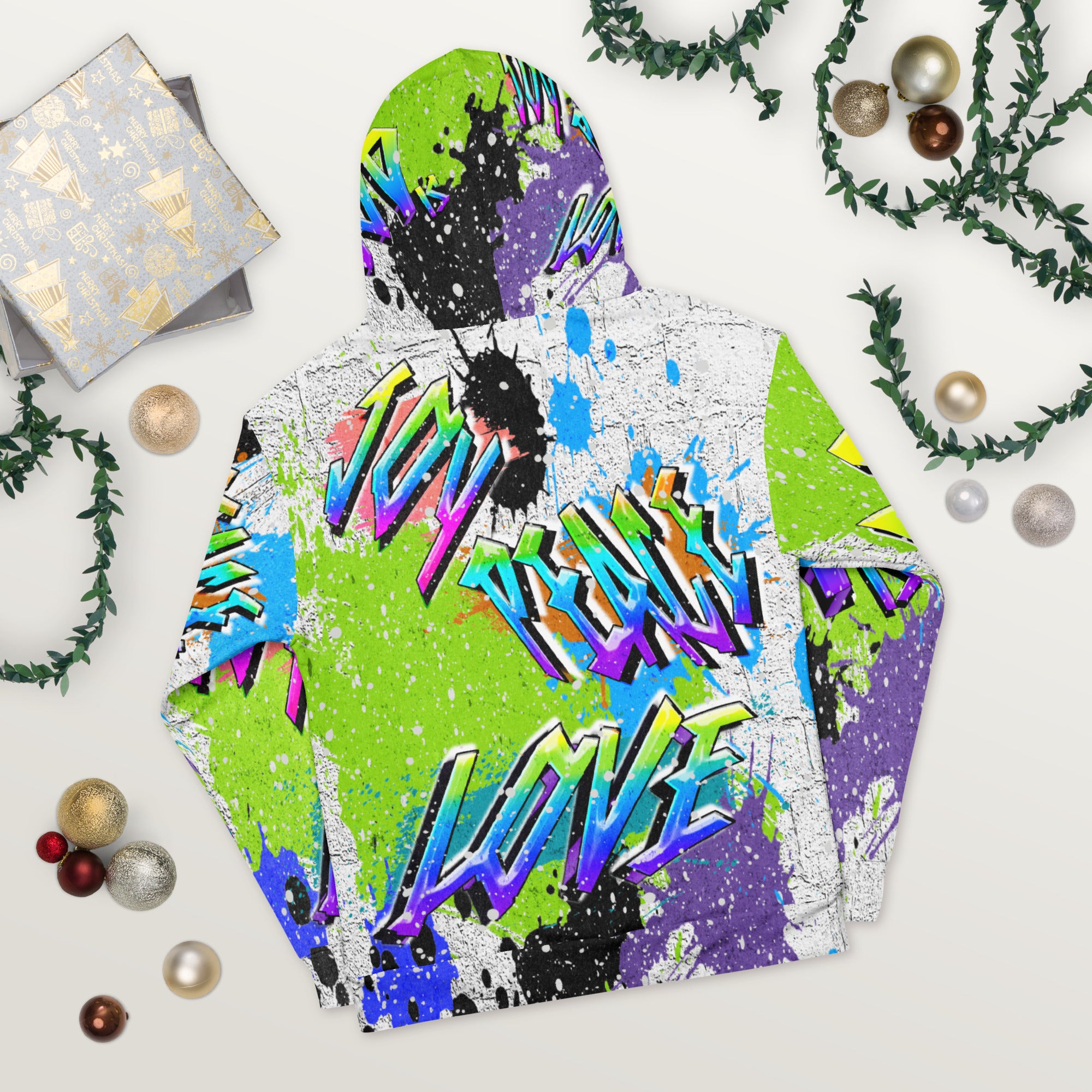 GOD IS LOVE - JOY - PEACE (Unisex Hoodie) (Sizes Run Small)