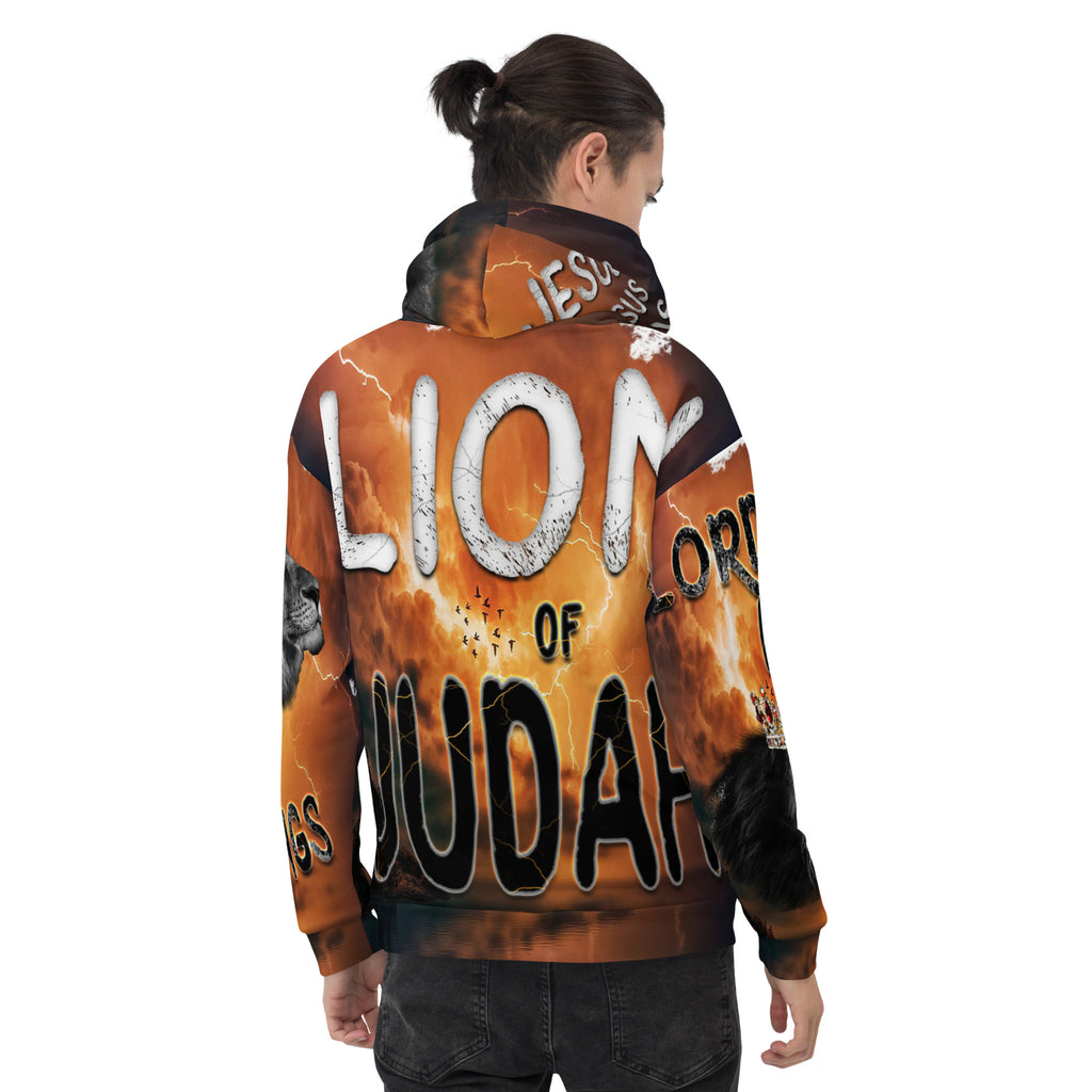 Jesus Lion of Judah AOP - (Unisex Hoodie) (Sizes Run Small)
