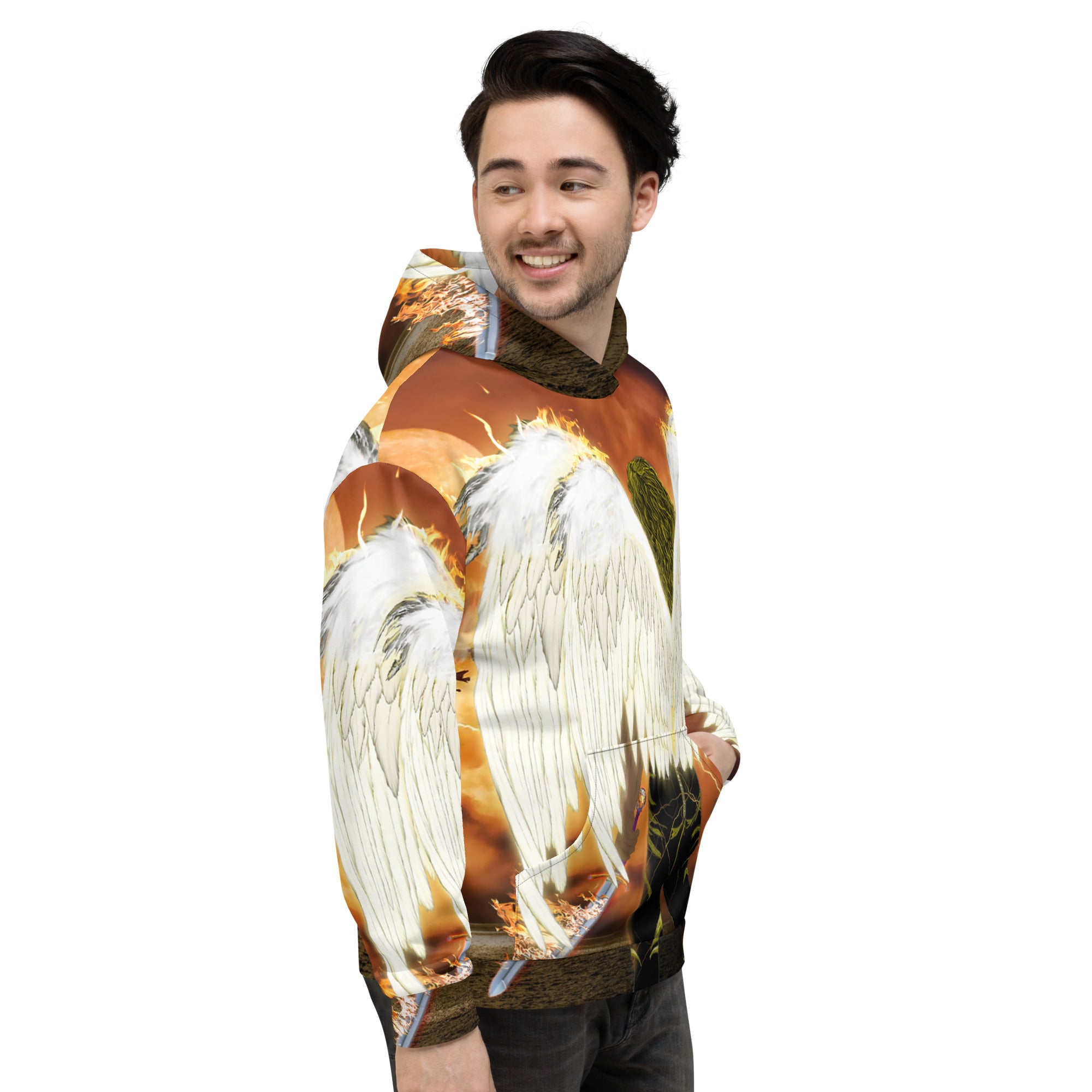 Warrior Angels. AOP - (Unisex Hoodie - Sizes Run Small)