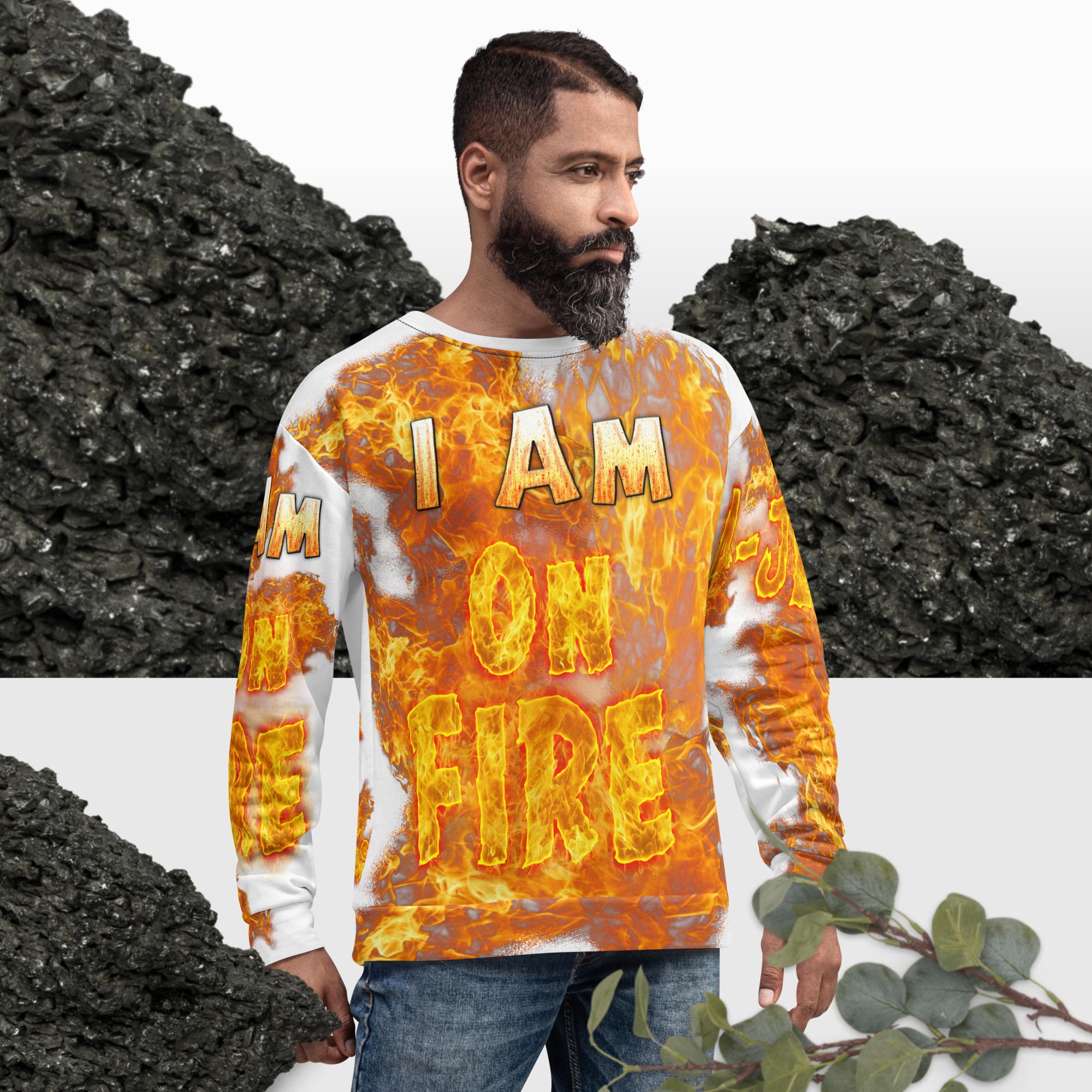 I Am On Fire 4-JESUS - Unisex Sweatshirt
