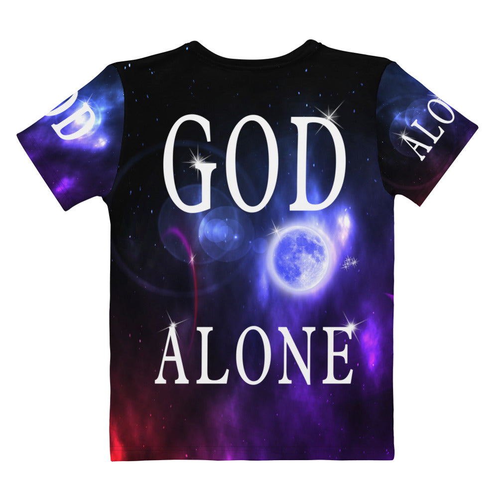 GOD Alone Created the UNIVERSE (Women's T-shirt)