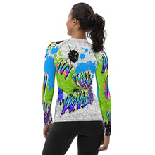 Load image into Gallery viewer, God is Love - Joy - Peace (Women&#39;s Long-Sleeve Rash Guard)
